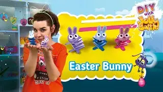 How To Make Bouncy Paper Bunny For Kids | Easy Easter Crafts For Having Fun With Kids