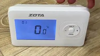 Настройка чувствительности (гистерезиса) термостата Zota  ZT-02W