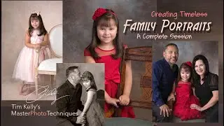 Classic Family Portrait  / In-Studio Complete Session  / Variety and Poses That Sell!