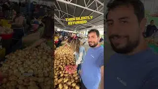 She rejected the same potato she picked herself😂