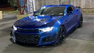 Zl1 1le 6gen front bumper conversion on a 2017 Camaro 2SS AutoAddicts