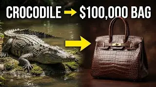 CROCODILE &rarr; $100,000 BAG | Inside the Luxury Crocodile Leather Process