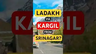 Leh Ladakh 🏔️Road Trip 🚙 2025 via Kargil | Srinagar to Leh Adventure #lehladakhtourism #kashmir