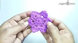 Crochet flower motifs.ගෙතුම් කලාව සිංහලෙන් with English subtitles