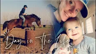 Day in The Life of A Horse Trainer and Mom!!