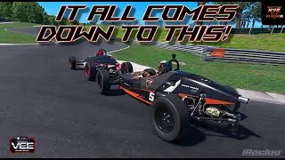 Drafting Madness at Lime Rock! Can I Finally Survive / Formula Vee Week 4 / iRacing /