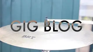 Gig Blog #26 TRX BRT crash cymbal repair with rivets