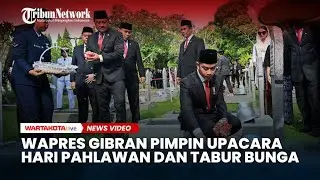 Momen Wapres Gibran Pimpin Upacara Hari Pahlawan dan Tabur Bunga di TMP Kalibata