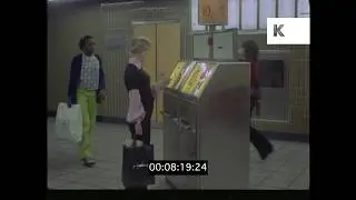Buying Tickets in a London Tube Station, 1970s, 35mm