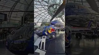 Helicopters and Aeroplane in Red Bull Hangar 7 #helicopter #aeroplane #redbull #hangar7 #salzburg