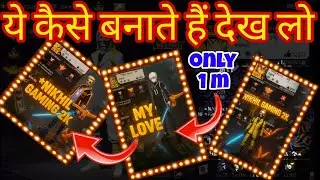 Bonex4 FF Viral Free Fire Poster Editing 😱 Free Fire Profile Trending Editing