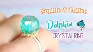 Easy UV Resin Dolphin Crystal Ring│Sophie & Toffee Subscription Box April 2018