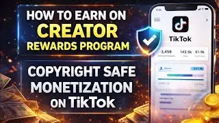 How to Earn with TikTok Creator Rewards Program💸 (Copyright-Safe Method) Tiktok Earning 💥