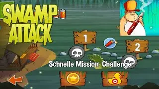 Swamp Attack levels 1-8 Gameplay Walkthrough #1 
