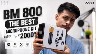 Best Microphone Kit Under Rs 2000 | For Singing | Streaming | YouTube | TechBlaze BM800 Mic Kit 🔥