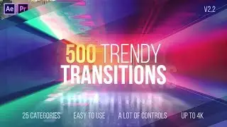 Trendy Transitions for After Effects