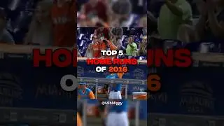 Top 5 Longest Home Runs of 2016!!! #baseball #mlb #longesthomeruns #homeruns #2016 #highlights