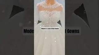 Wedding Dress Trends 2025 💍 | Modern & Luxury Bridal Gowns | Trending Bridal Fashion #shorts