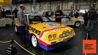 Ex-Russell Brookes Group B Opel Manta 400 at the Classic Car & Restoration Show