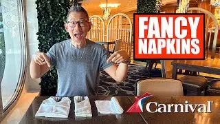 Carnival Cruise Napkin Folding Hacks That Look Fancy
