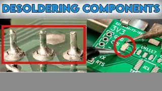 How to Desolder components from PCB with Soldering iron