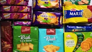 lots of biscuits | biscuits unboxing | rusk | tiger biscuits | marie biscuits | biscuits