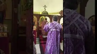 Служба в православном храме Чехии, г Острава