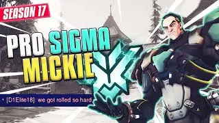 Это ПРО Сигма?! Микки (DFuel) освоил НОВОГО героя Overwatch 🔥 [S17 TOP 500]