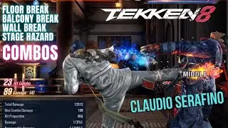 Claudio - Combo Video for All Arena Interactions | TEKKEN 8