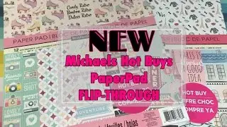 New MICHAELS Hot Buys PaperPads / FLIP THROUGH  | I'm A Cool Mom