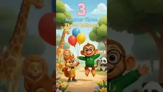 Learn Number 1 2 3 | Preschool Counting Number | Kids 3D Learning Animation #cute #kids #cartoon