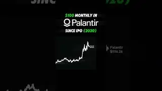 POV you invested 100$ monthly into Palantir since IPO #pltr