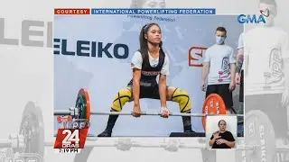 Pinay powerlifter Veronica Ompod, wagi ng apat na ginto sa 2021 World Classic ... | 24 Oras