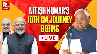 Nitish Kumar Oath Ceremony LIVE | Bihar CM For Historic 10th Term | Gandhi Maidan | PM Modi