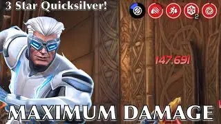 THE REAL MAXIMUM DAMAGE OF 3 STAR QUICKSILVER: 147K Burst! +A Bug??