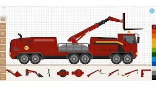 Building a Epic Lifting Crane Truck in Labo Simulator
