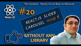 react slider carousel example in hindi  ||  react js without any external library - 20