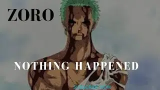 ZORO || Nothing Happened || Moment In One Piece || Anime || RORONOA ZORO || Pencil colour 