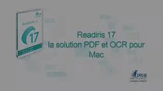 Readiris 17 Mac - Comment changer la langue de la conversion