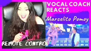 VOCAL COACH Reacts to Marcelito Pomoy REMOTE CONTROL Challenge/Remote Control Reaction