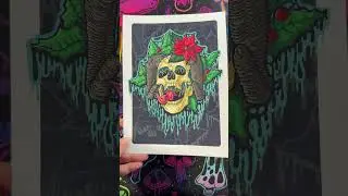 Do you like drippy skulls? #darkart #drippyart #artist #spooky