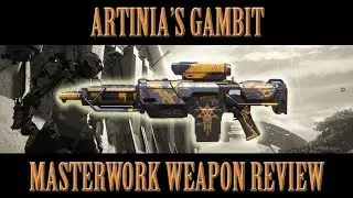 Anthem Weapon Review | Artinia&rsquo;s Gambit Masterwork Light Machine Gun