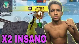MITEI NO X2 COM MEU IRMÃO - FREE FIRE