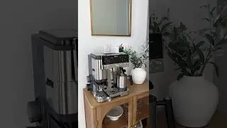 Setting up my new espresso machine ☕️ #espresso #coffee #asmr #satisfying #latte #unboxing #kitchen