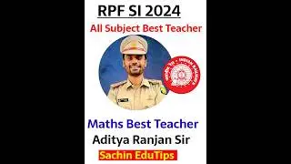 RPF SI 2024 🎯 All Subject best Teachers #rpf #rpfsi #rpfbharti #constable #railway #newvacancy