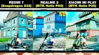 REDMI 7 vs REALME 3 vs XIAOMI MI PLAY | БОЛЬШОЕ СРАВНЕНИЕ В ИГРАХ! FPS + НАГРЕВ | GAMES TEST