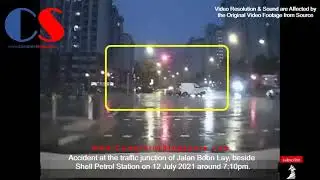 Accident At The Traffic Junction Of Jalan Boon Lay On 12 July 2021