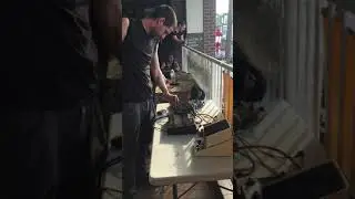 PW: Live Noise set from Stan K outside 2016 #LowNoiseProductions #harshnoise #drone #nonmusic