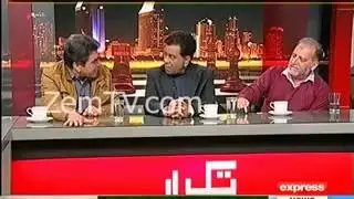 Fight Between Orya Maqbool Jan & Iftikhar Ahmed in a Live Show
