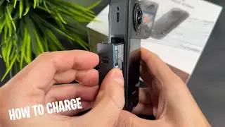Как зарядить аккумулятор Insta360 X5